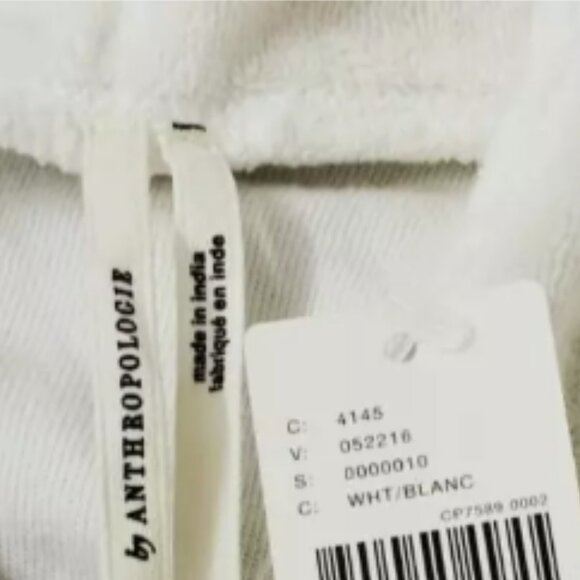 Brand New By Anthropologie Sleeveless Terry Hooded Pullover Top - Picture 11 of 12